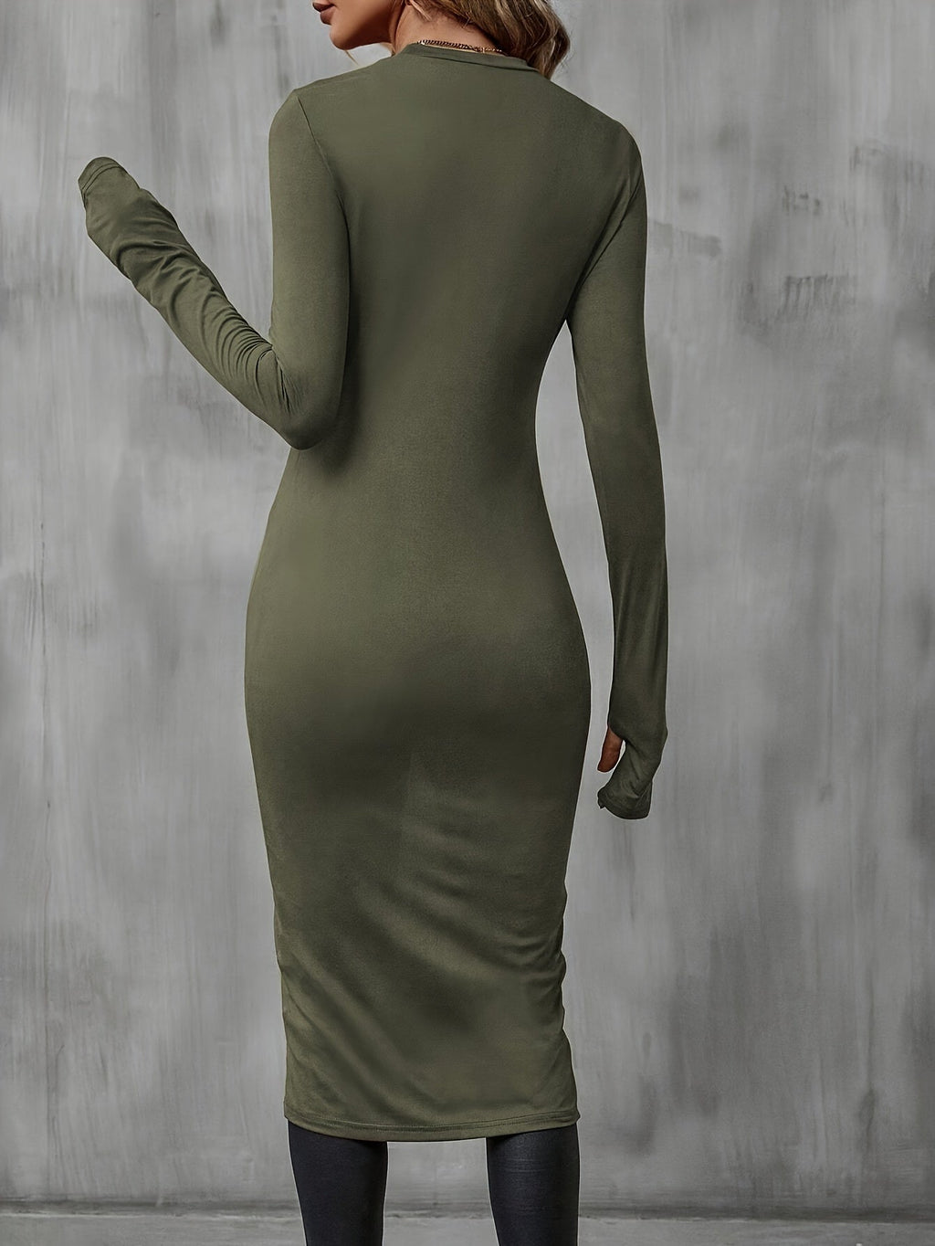 Allure Long-Sleeve Wrap Tunic